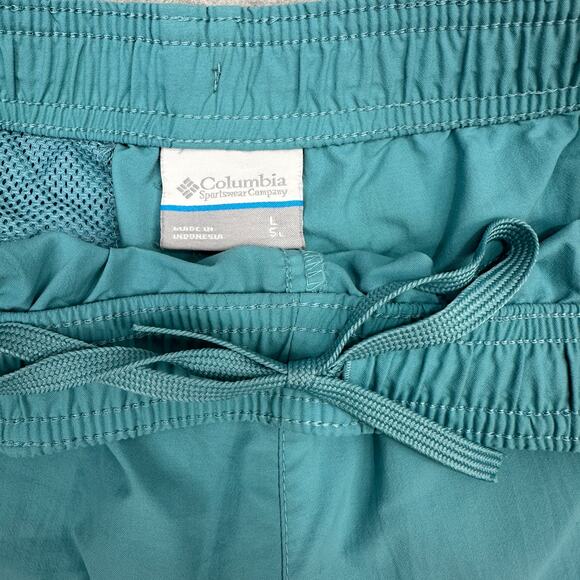 Columbia Sandy River Shorts II WMNS Teal Lightweight Activewear SZ Large Nylon - Picture 3 of 9